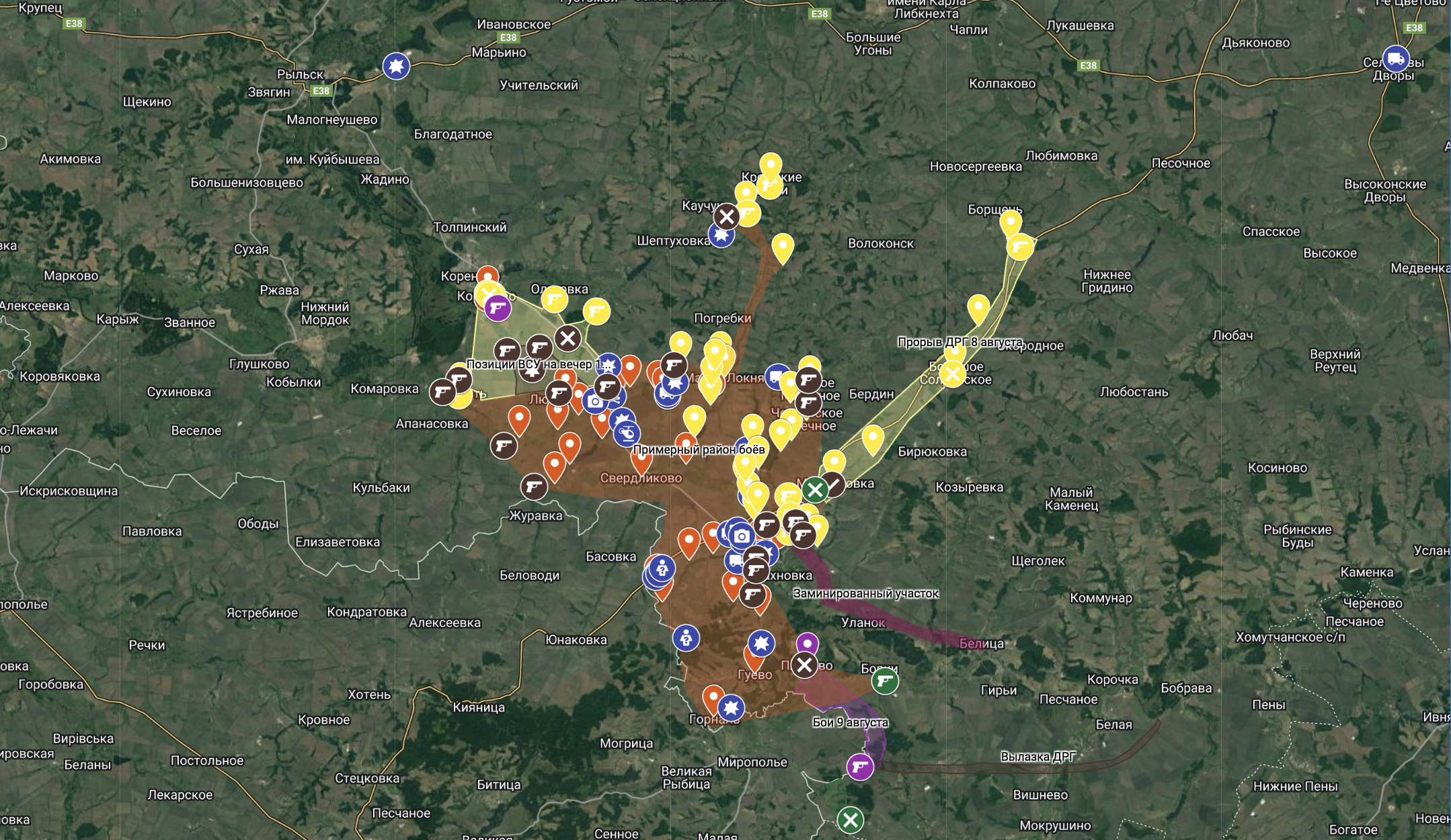 &quot;Прорыв&quot; в Курской области расширяется: карты боевых действий
